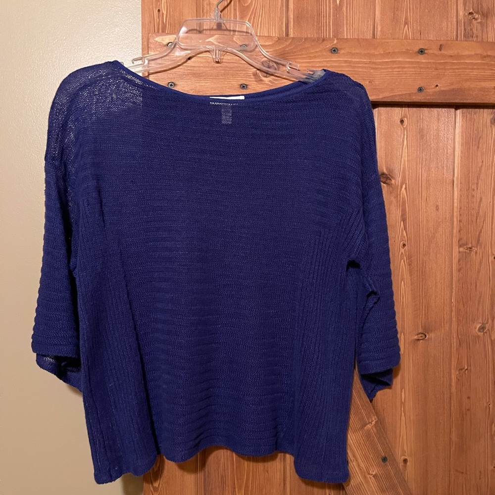 Purple lightweight Eileen Fisher sweater